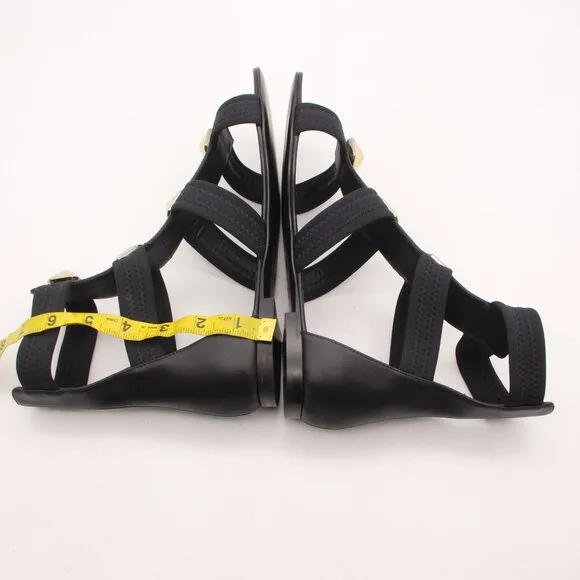 Giuseppe Zanotti Gladiator Women's Size EU 40 Black Leather Sandals