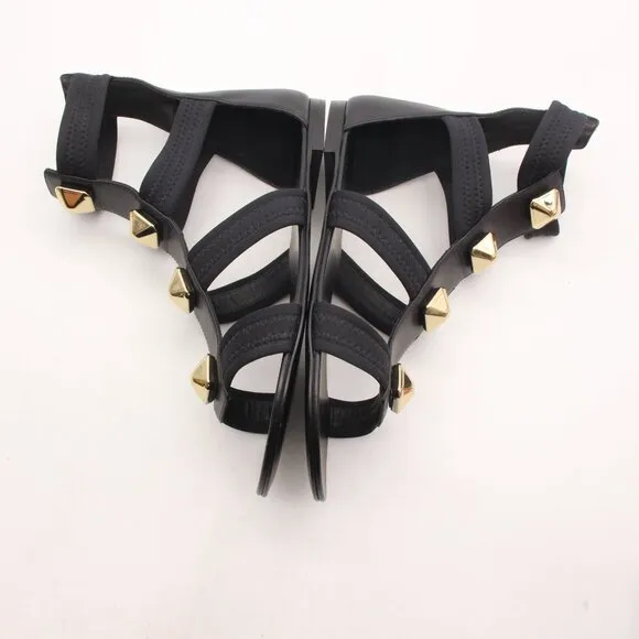 Giuseppe Zanotti Gladiator Women's Size EU 40 Black Leather Sandals