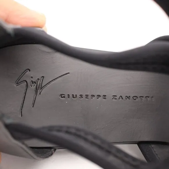 Giuseppe Zanotti Gladiator Women's Size EU 40 Black Leather Sandals