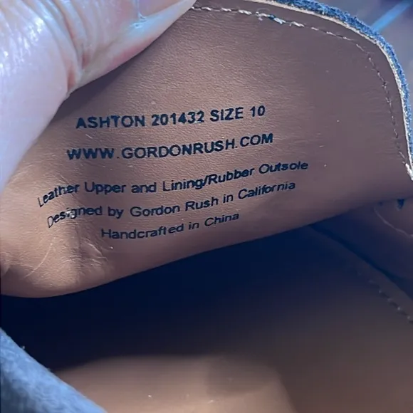 Gordon Rush Ashton Men's  Suede Loafers size 10 Slip On Like New Academia Preppy