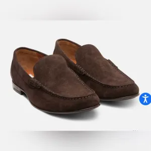 Gordon Rush Ashton Men's  Suede Loafers size 10 Slip On Like New Academia Preppy