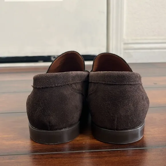 Gordon Rush Ashton Men's  Suede Loafers size 10 Slip On Like New Academia Preppy