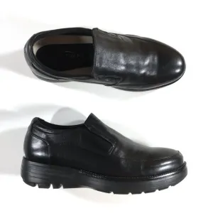 Gravity Defyer Centric Slip On Dress Loafers Mens Size 10.5 W Wide Black Leather
