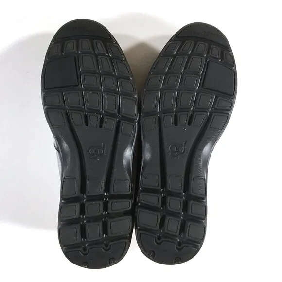Gravity Defyer Centric Slip On Dress Loafers Mens Size 10.5 W Wide Black Leather