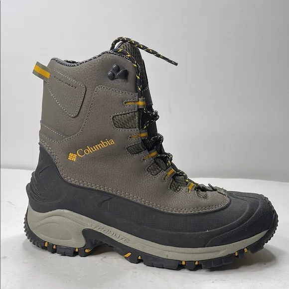 Gray Waterproof Rain and Snow Boots with Insulated Lining