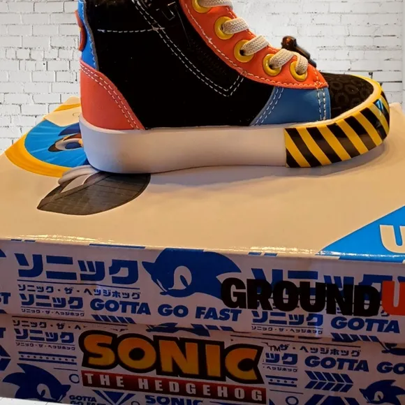 Groundup Sonic the Hedgehog High-Top Sneakers