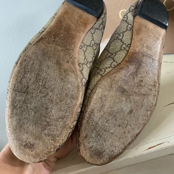 Gucci Heart Ballet Flats Size