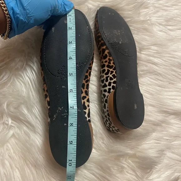 Gucci Leopard Pony Hair Ballet Flats