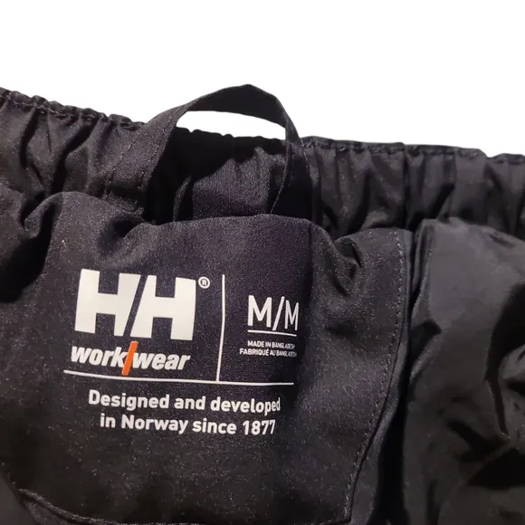 Helly Hansen Men's Medium Black Snow/Rain Reflective Pants
