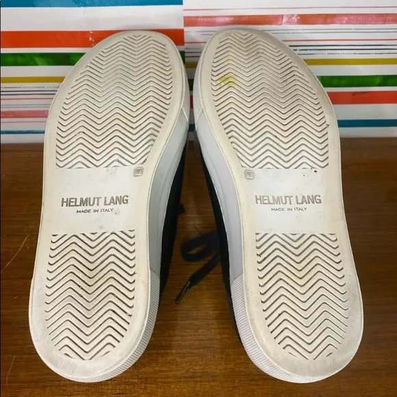 Helmet Lang Leather Low Top Sneaker size 37