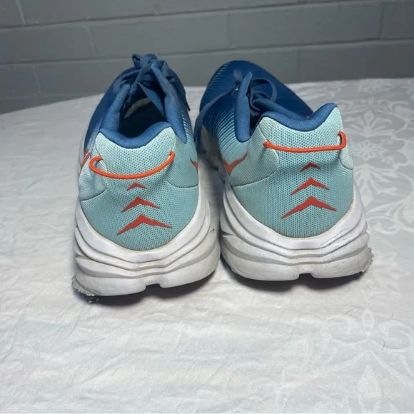 Hoka Men’s Rincon 3 Running Shoes 9.5 D Real Teal Eggshell Blue Green Sneakers