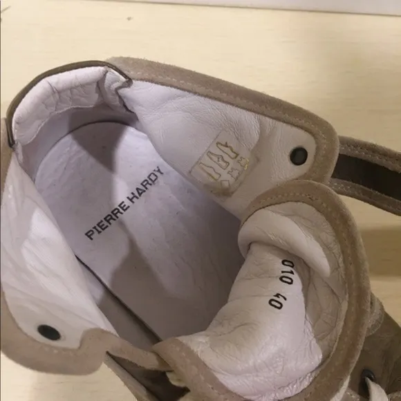 Host pick! Pierre Hardy Gray High Top Sneakers Size 10