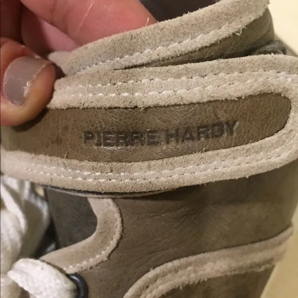 Host pick! Pierre Hardy Gray High Top Sneakers Size 10