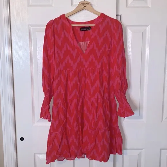 Hot Pink Ikat Kenzo DressPOMANDER PLACE
