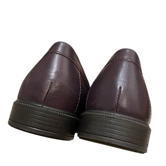 Hotter Hamlet Purple Leather Tassel Loafers US Sz 10 UK 8 Academia classic EUC