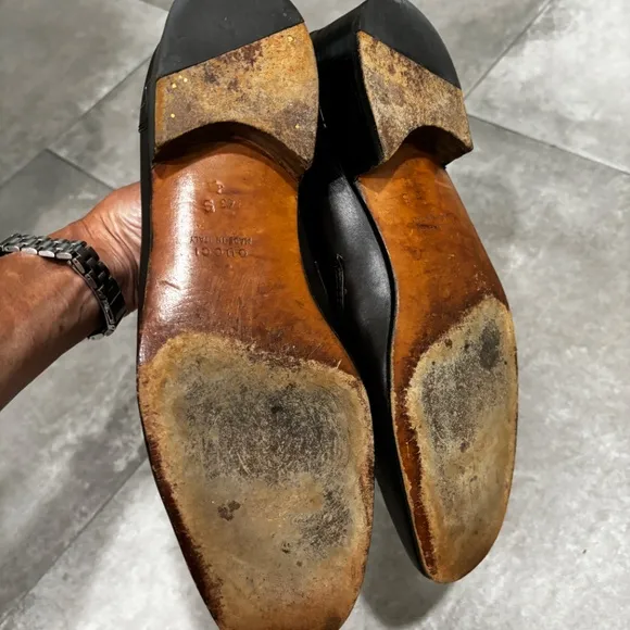 🎉HP🎉 60's 70's Vintage Gucci Loafers - Brown Size 43