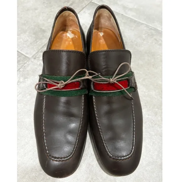 🎉HP🎉 60's 70's Vintage Gucci Loafers - Brown Size 43