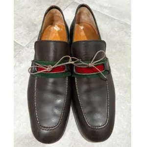 🎉HP🎉 60's 70's Vintage Gucci Loafers - Brown Size 43