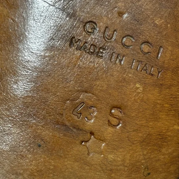 🎉HP🎉 60's 70's Vintage Gucci Loafers - Brown Size 43