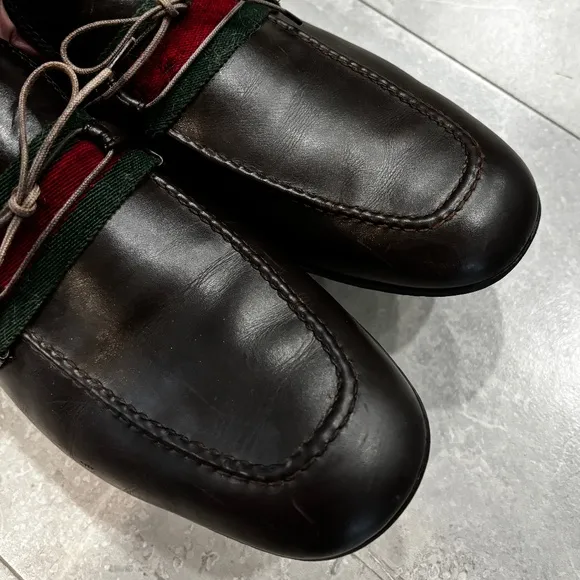 🎉HP🎉 60's 70's Vintage Gucci Loafers - Brown Size 43