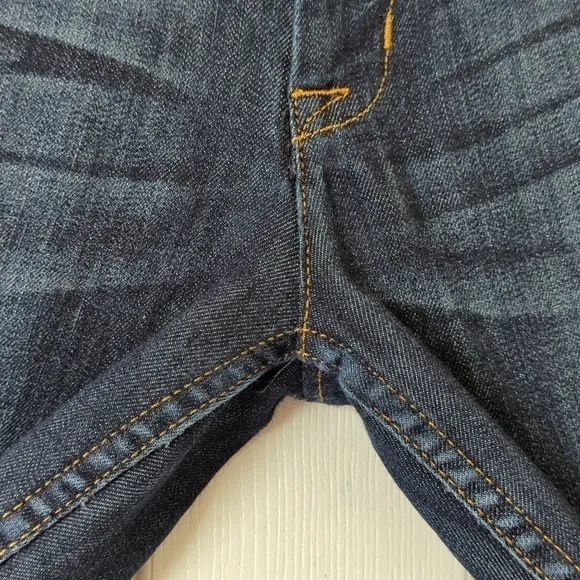 Hudson Collin Classic Low Rise Dark Wash Flap Pocket Denim Skinny Jeans 26