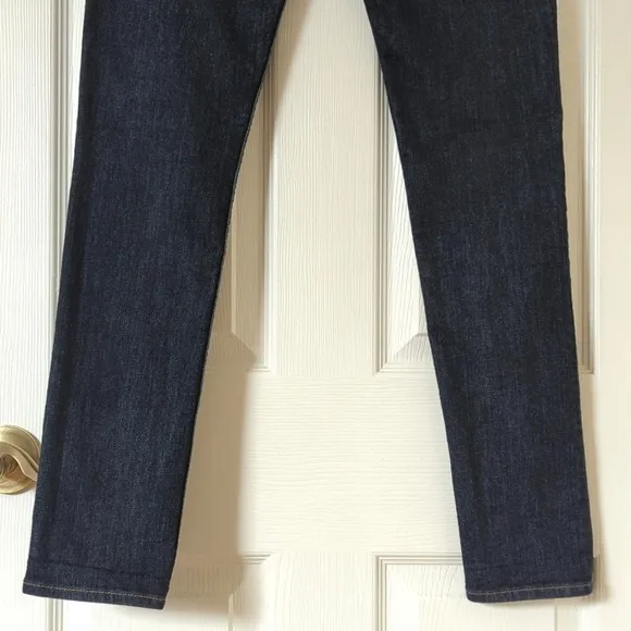 Hudson Collin Classic Low Rise Dark Wash Flap Pocket Denim Skinny Jeans 26