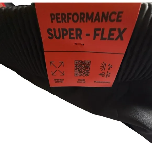 Hugo Super-Flex Size 38R,  4 Way Stretch, Black NWT-611