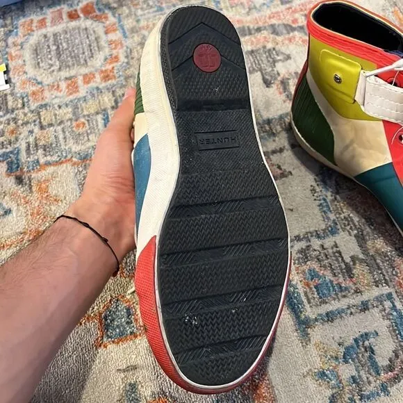 Hunter Multicolor High Top Waterproof Sneakers - 9