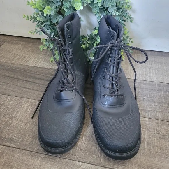 Hunter Original Insulated Commando Black Lace Up Boots Men's Size 13