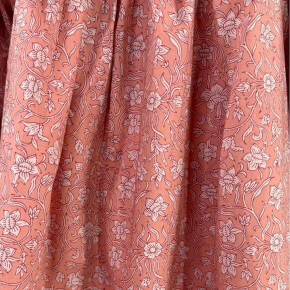Hyacinth House NEW Oakley Pink Relaxed Fit Floral Mini Dress Size Small