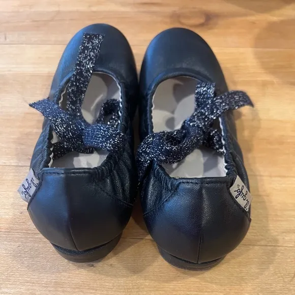 Il Gufo black ballet flats
