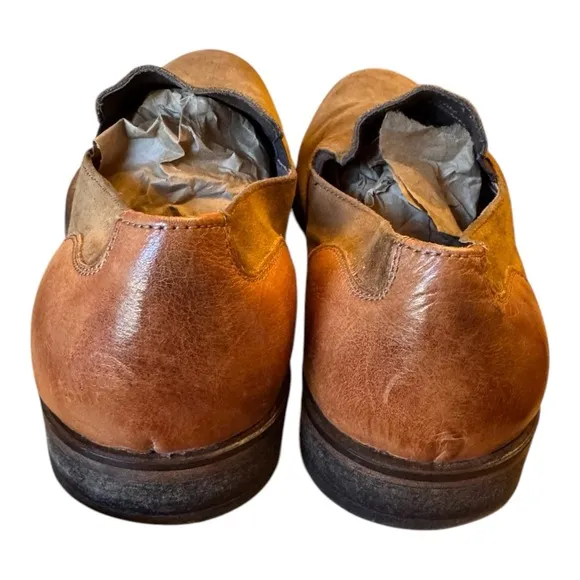 Intrigo Pyramend Tan Suede Loafers