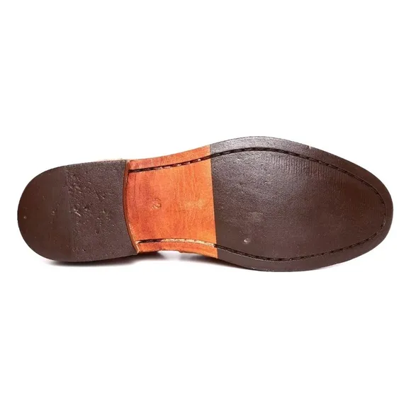 Intrigo Pyramend Tan Suede Loafers