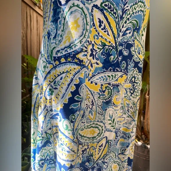 Italian tile printed Jersey dress Ralph Lauren