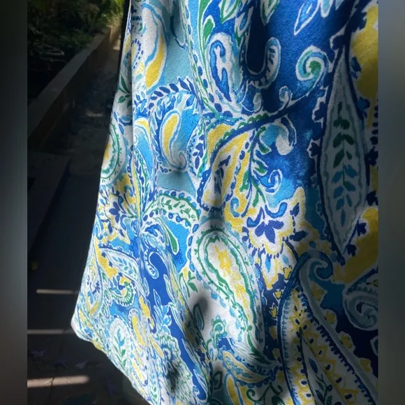 Italian tile printed Jersey dress Ralph Lauren
