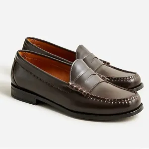 J crew Camden loafers in leather dress brown