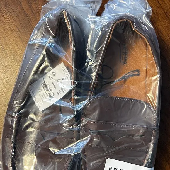 J Crew crewcuts Boys Kids Penny Loafers 5 Brown NWOT BO490 J.Crew Dress Shoes