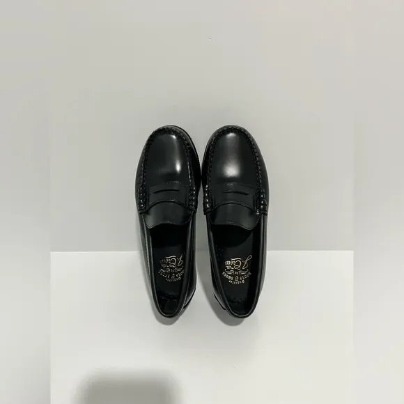 J Crew Kids' Camden penny loafers in leather BS586 $98 black size K13 NEW no box