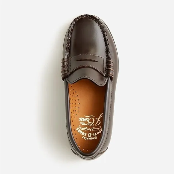 J Crew Kids' penny loafers in leather BS586