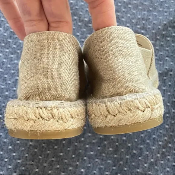 🌷J. Crew -  Made-in-Spain cap toe espadrilles in linen - Sz 8.5 - Item CA010 NWT