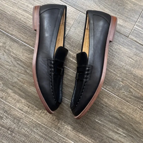J. Crew women’s  Black Loafers