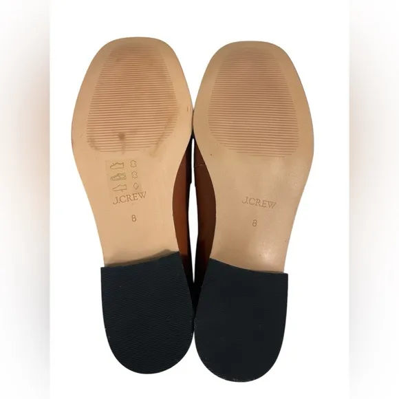 J. Crew Women’s Maison ruched loafers in leather Slip On English Saddle