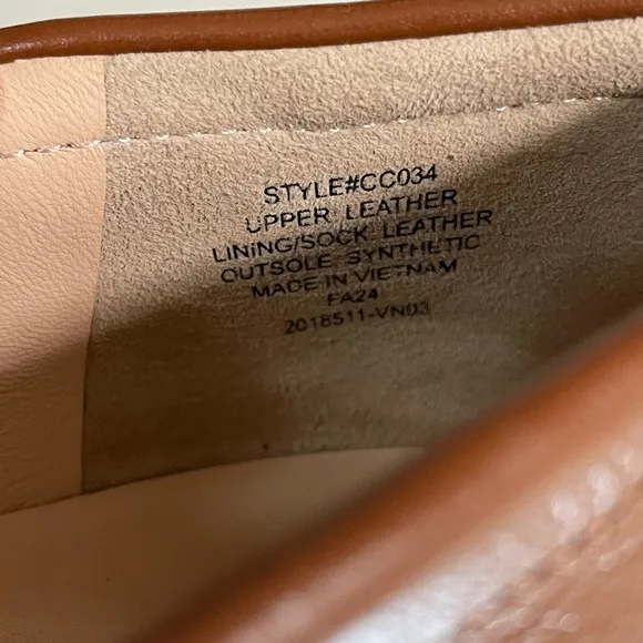 J. Crew Women’s Maison ruched loafers in leather Slip On English Saddle