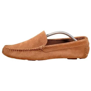 J.‎ Crew Brown Suede Loafers Men Sz 11.5 BF764 Preppy Flat Workwear