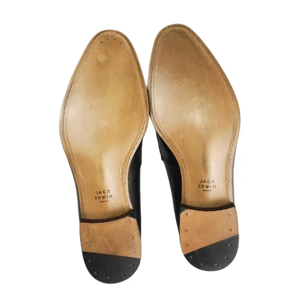Jack Erwin Dress Leather Black loafers