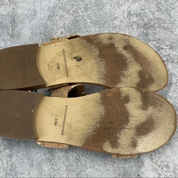 Jack Rogers Cork Lauren Double-Strap Sandals 9.5