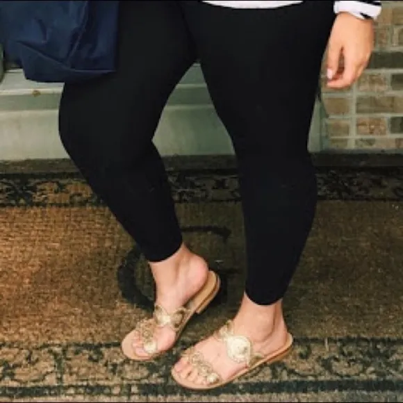 Jack Rogers Cork Lauren Double-Strap Sandals 9.5