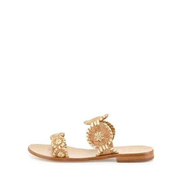Jack Rogers Cork Lauren Double-Strap Sandals 9.5