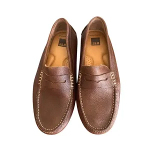 J&amp;M Mens Flex Loafers Sheepskin Leather Slip On Comfort Dress Shoes Size 9M