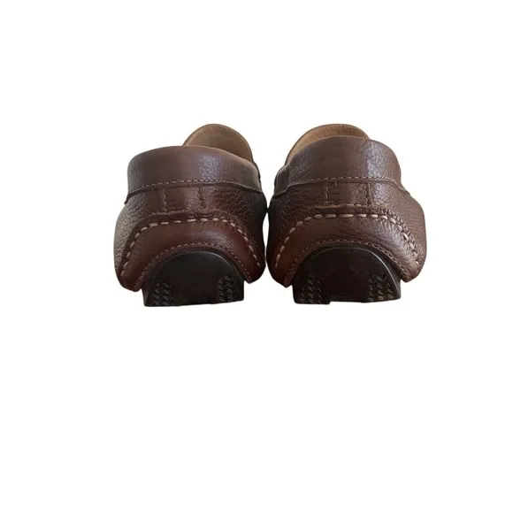 J&amp;M Mens Flex Loafers Sheepskin Leather Slip On Comfort Dress Shoes Size 9M